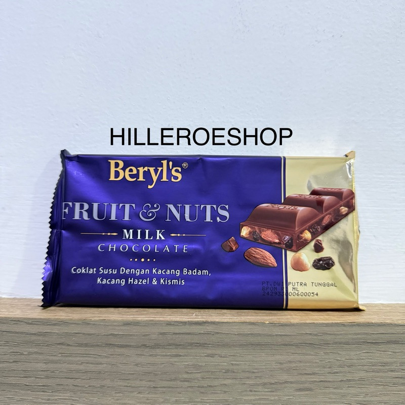 

Andrianbijaksana Coklat Beryls Bar 160Gram Beryl'S Cokelat Malaysia Chocolate Almond Milk Chocolate