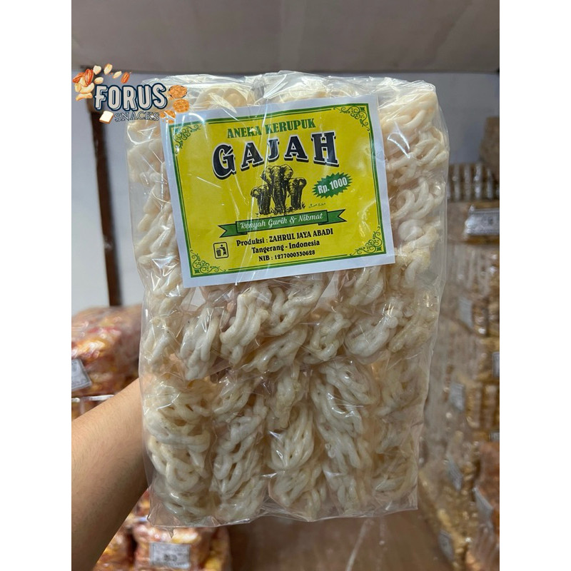 Andrianbijaksana Kerupuk Mie Mini // Kaleng Mini Cap Gajah Cemilan Jadul Favorit Kerupuk Kaleng Mini