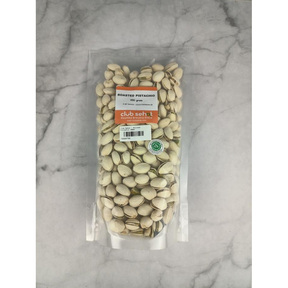 

Club Sehat - Kacang Pistachio Panggang, 450Gr - Food Snack Makanan Kering Cemilan Camilan