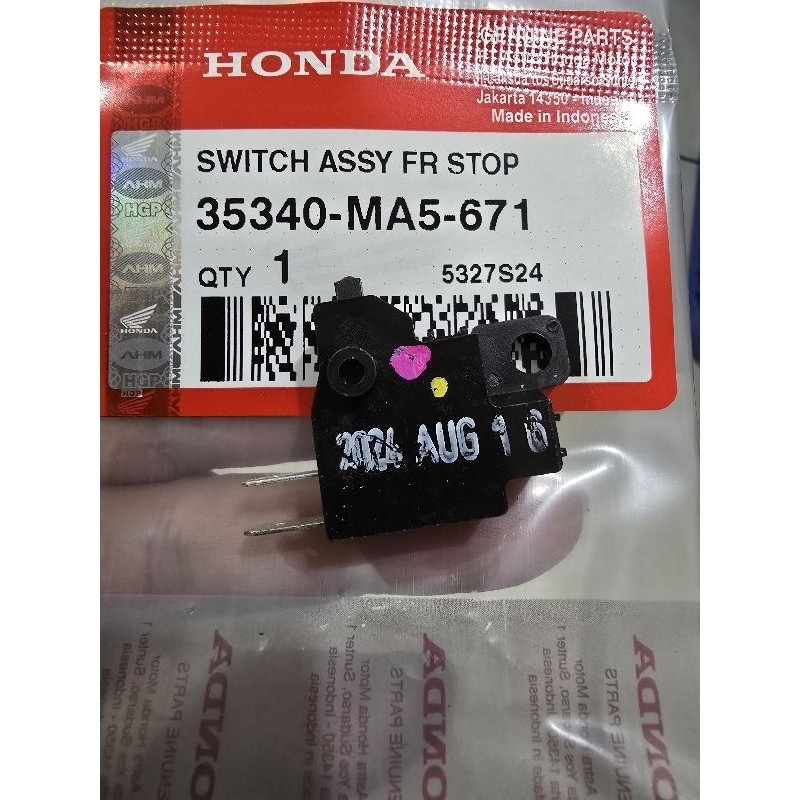 ORIGINAL switch rem depan kharisma supra beat fi beat vario MA5 AHM