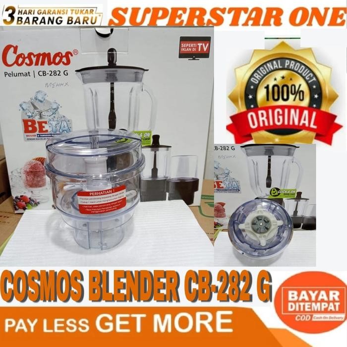 Cosmos Glas Chopper Blender CB -282 G Blender Chopper Cosmos CB 282 G