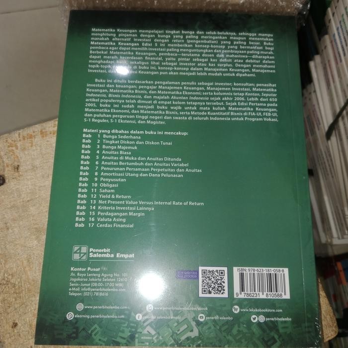 

TERBARU!!! ORI MATEMATIKA KEUANGAN EDISI 5 BUDI FRENSIDY READY