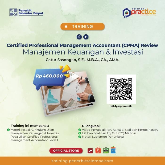 

PROMO MANAJEMEN INVESTASI DAN KEUANGAN: CPMA REVIEW LEVEL 1 READY