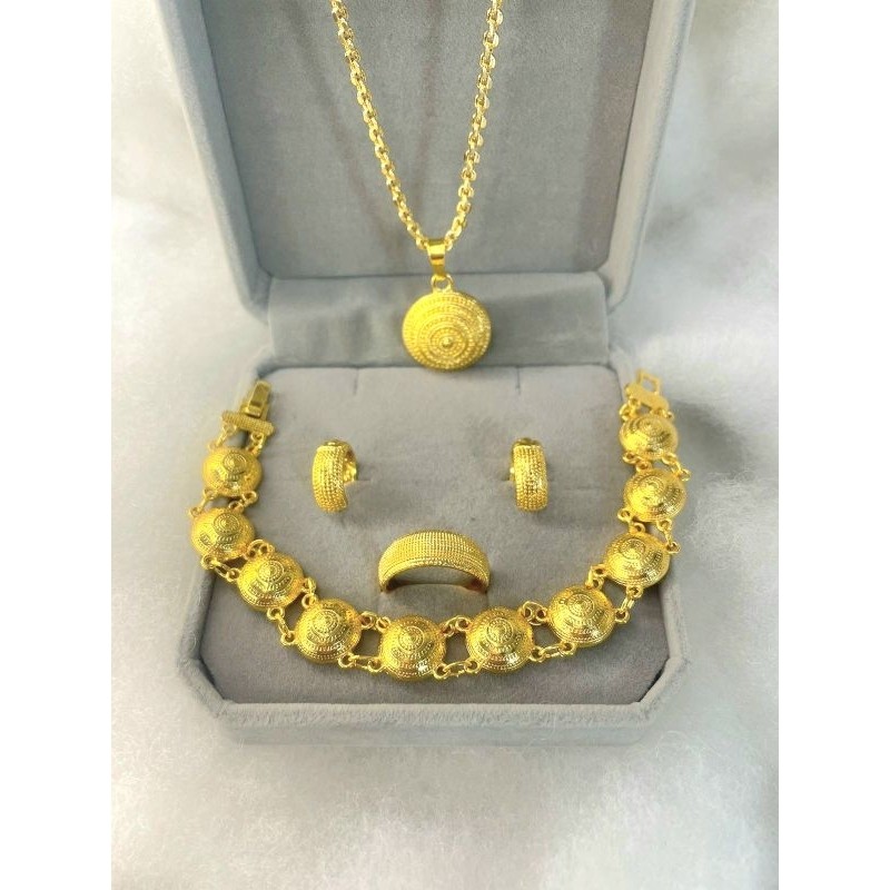 DUBAY UKIR MEWAH FULL SET 4 PERHIASAN