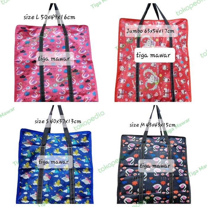PREMIUM Tas Laundry/tas satin/laundry bag/tas belanja jumbo