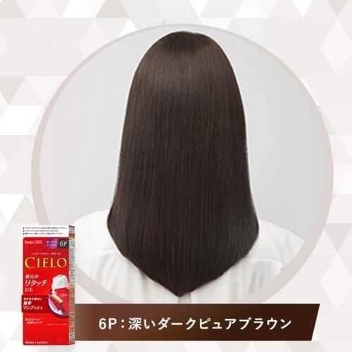 Cielo Hair Dye cat rambut jepang hitam coklat gelap uban pasta best seller