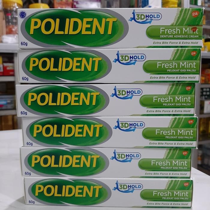 [60GRAM] POLIDENT / POLYDENT / LEM GIGI 12 JAM / PEREKAT GIGI PALSU