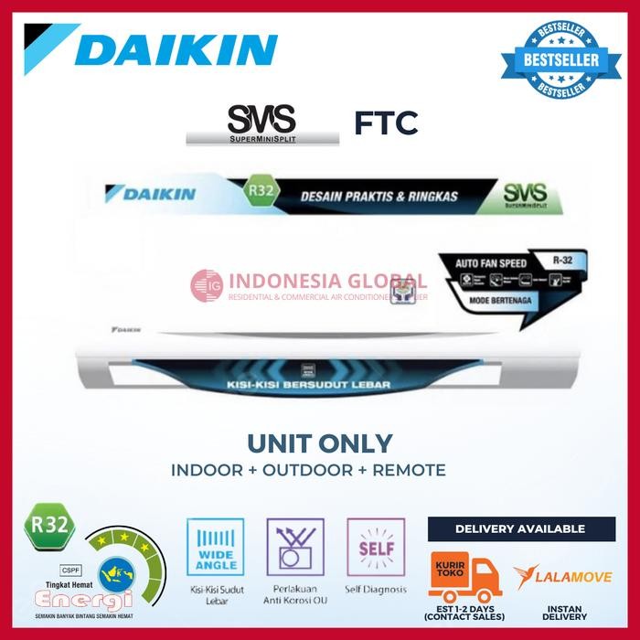 Ac Daikin 2Pk Ftc50Xv14 - Split Standard Thailand