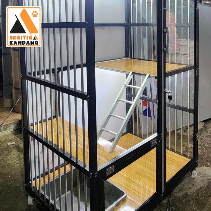 Kandang Kucing Aluminium 1 Pintu Besar