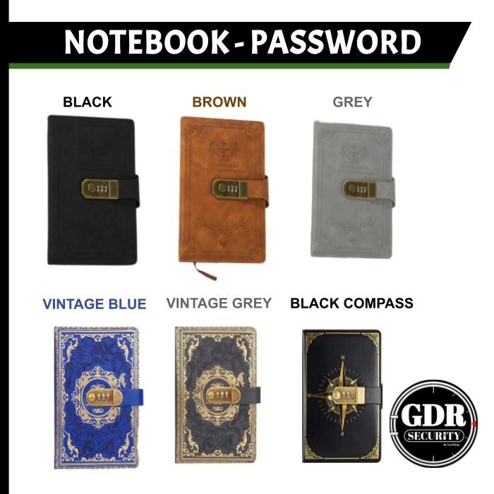 

Buku Catatan Dengan Kunci Password / Notebook Hidden Storage Password #Gratisongkir