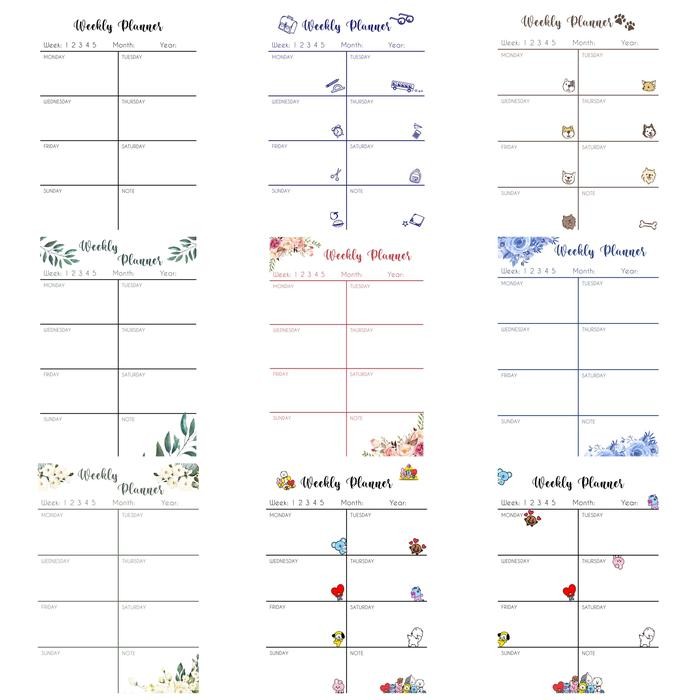 

Custom Acrylic Weekly Planner Jadwal Mingguan #Gratisongkir