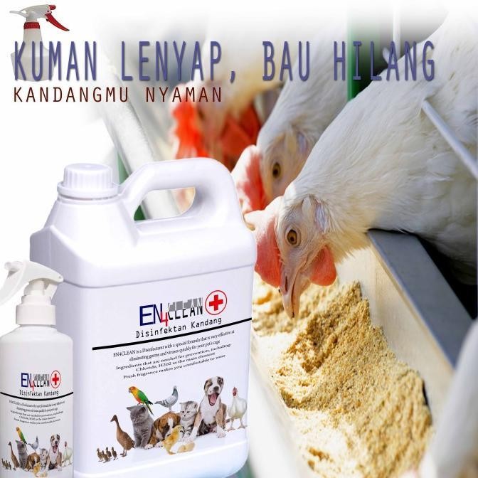 En4 Clean Disinfektan Kandang Ayam 500Ml Sampai 5Liter