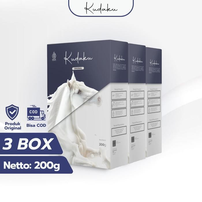 

Paket 3 Box Kudaku Susu Kuda Liar Sumbawa Asli Untuk Membantu Melancarkan Pencernaan Bubuk Milk