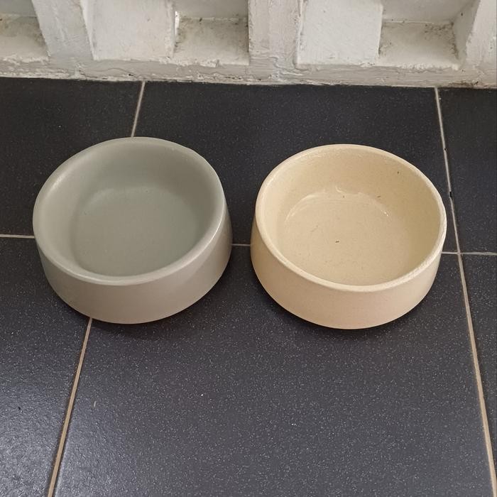 tempat makan minum anjing kucing bahan keramik