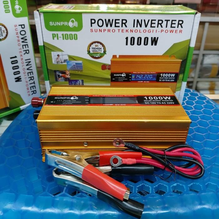Terhemat Power Inverter Sunpro 1000Watt - Inverter Dc Ke Ac Pi-1000