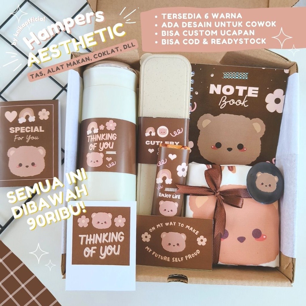 FLASH SALE HAMPERS AESTHETIC KADO CEWEK COWOK KADO ULANG TAHUN ANNIVERSARY WISUDA HADIAH ULANG TAHUN