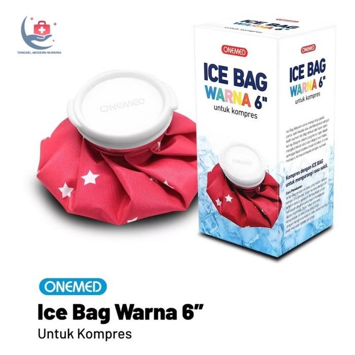 Ice Bag Onemed 6 Inch / Ice Bag Komores Warna / Ice Bag Kompres Dingin