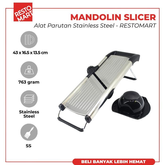 Super Slicer Mandoline / Pemotong Sayur RESTOMART Stainless (1535029)