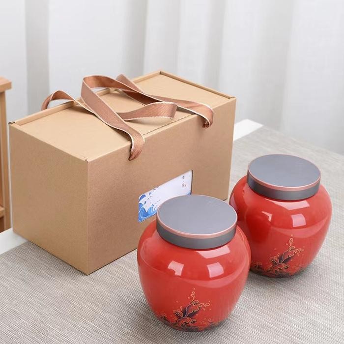 

Tempat Penyimpanan Teh Kopi / Tea Leaves Storage Jar Set EB Home 1317