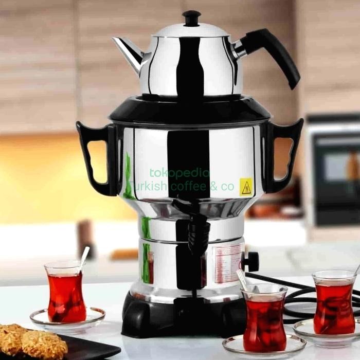 

Turkish Tea Maker / Samovar . Kapasitas 4,5 Liter