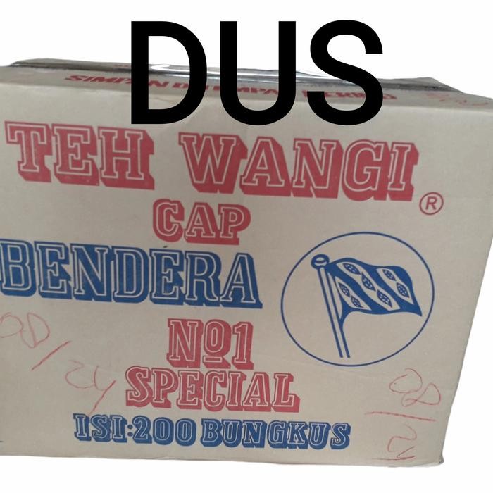 

Teh Bubuk Cap Bendera 50g isi 200 Bungkus Per Dus via expedisi