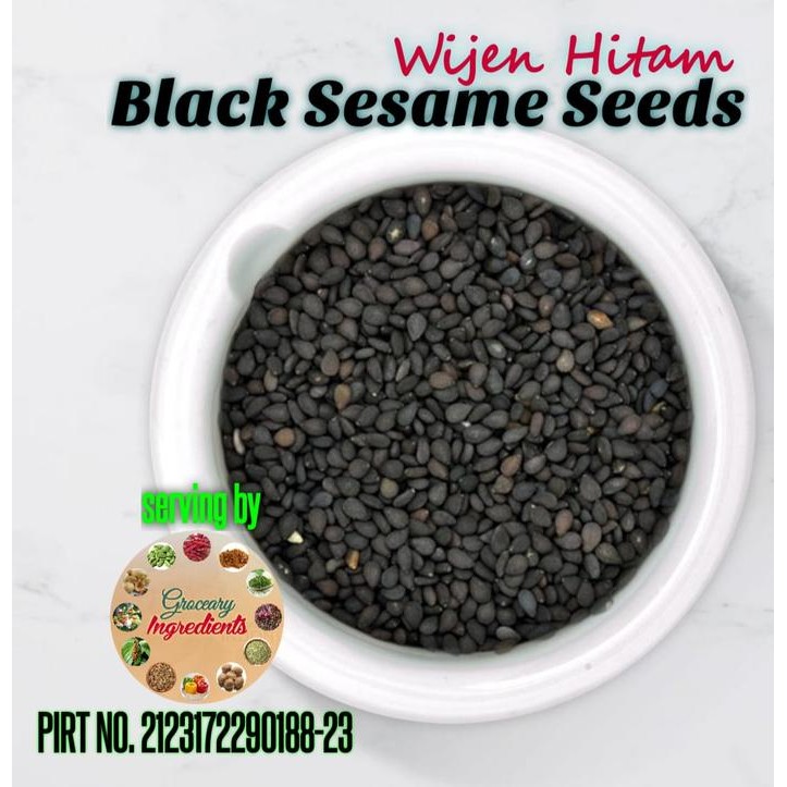 

Black Sesame Seeds 1kg / Wijen Hitam 1kg