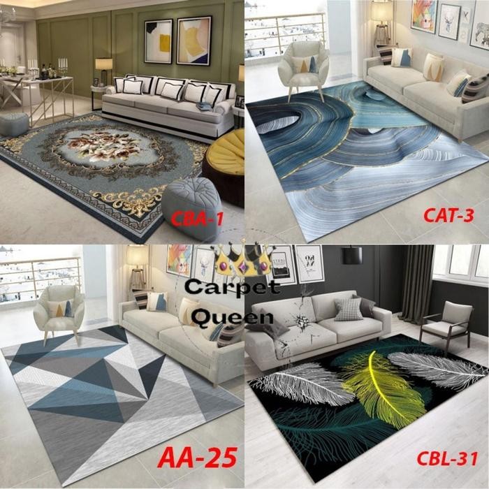 Karpet Lantai Eropa Import Polyester 200x270cm