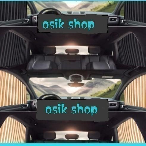 Hordeng Mobil SIGRA Tirai Jendela Pintu Mobil 1 Set 4 PCS