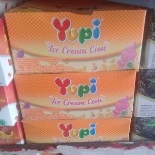 

YUPI ICE CREAM CONE 1 BOX ISI 24 PCS