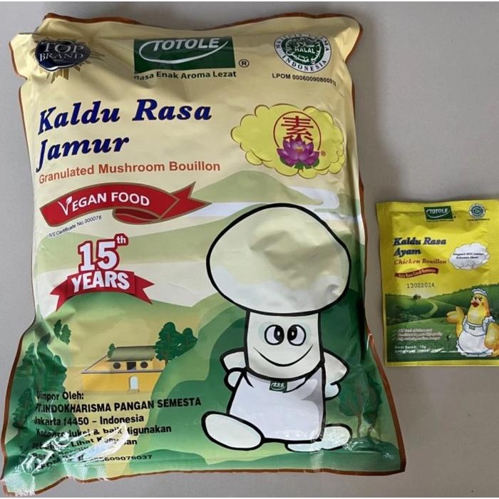 

Promo Terlaris Totole Kaldu Jamur 1 Kg Halal BPOM Ready
