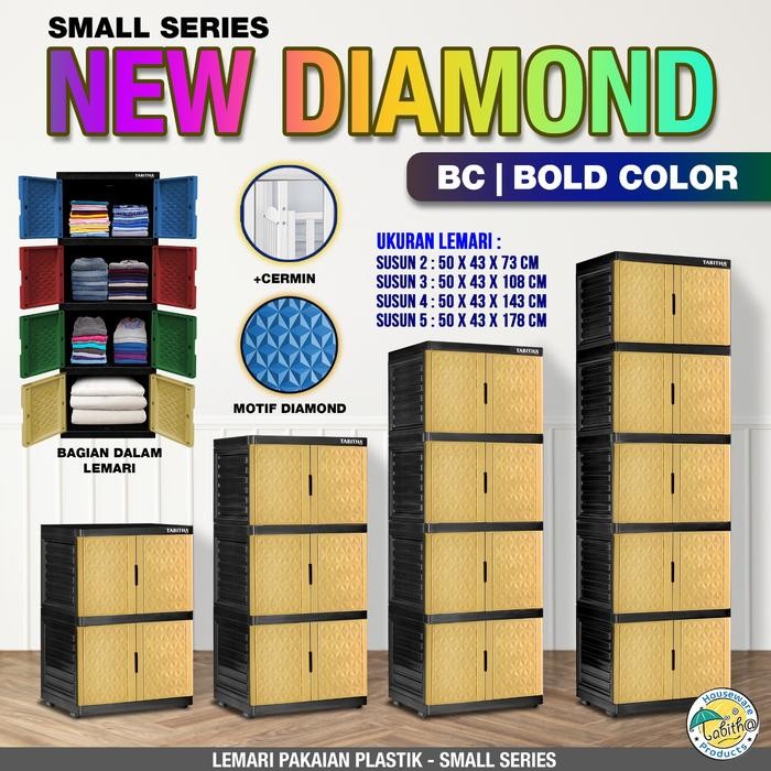 lemari plastik 5 susun tabitha