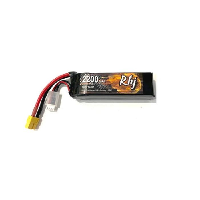 SALE RHJ BATRE 2200MAH 70C 3S 11.1V BATEREI LIPO BATTERY WITH XT60 PLUG READY