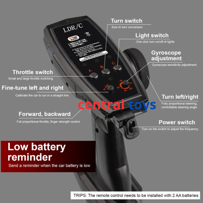 TERBARU RC DRIFT DIECAST BODY SHELL LDRC LD1899 NISSAN GTR GYROSCOPE RWD PROPO READY