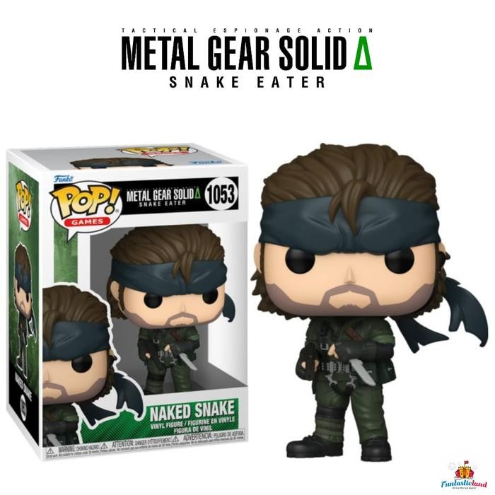 SALE FUNKO POP GAMES METAL GEAR SOLID: SNAKE EATER - NAKED SNAKE #1053 READY