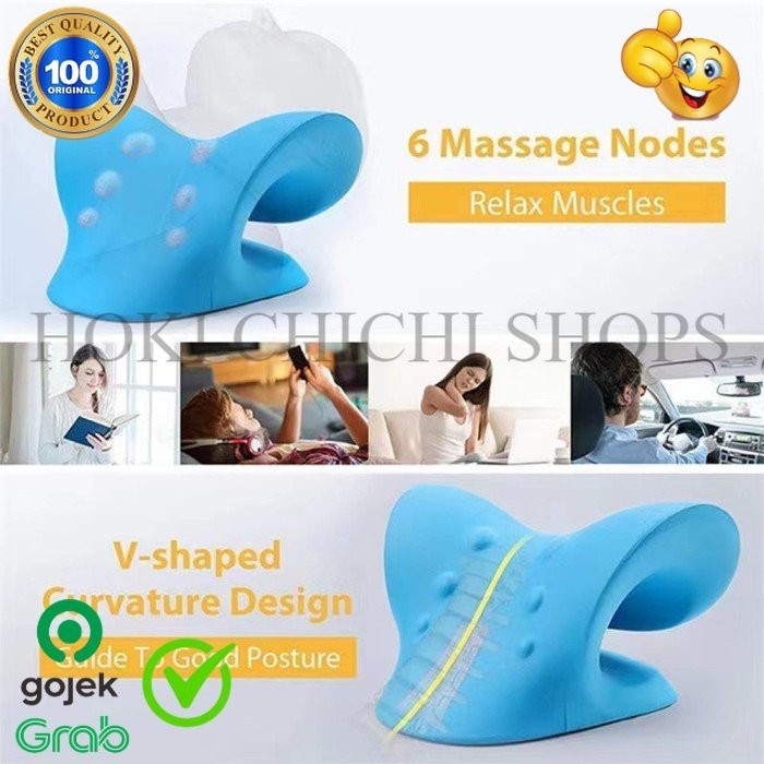 Bantal Leher Bantal Terapi Bantal Pijat Chiropractic Traksi Leher Bahu