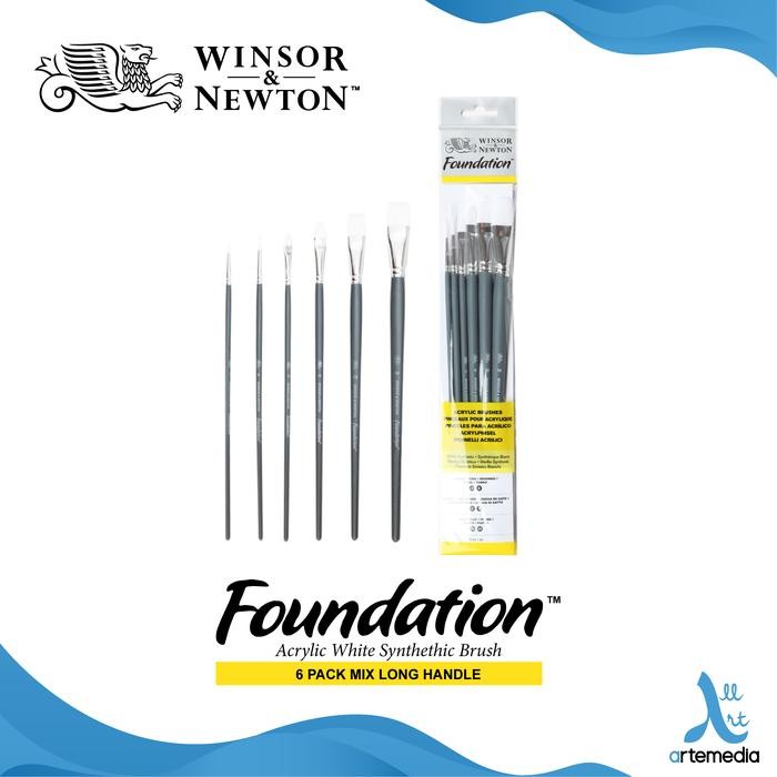 

Artemedia - Kuas Lukis Winsor & Newton Foundation Set 6 Mix White Brush Lh