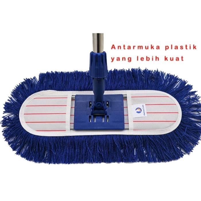 Baru Alat Pembersih Debu Lantai Lobby Loby Mall Duster Full Set Sapu Broom Tangkai Mop Pel Loby