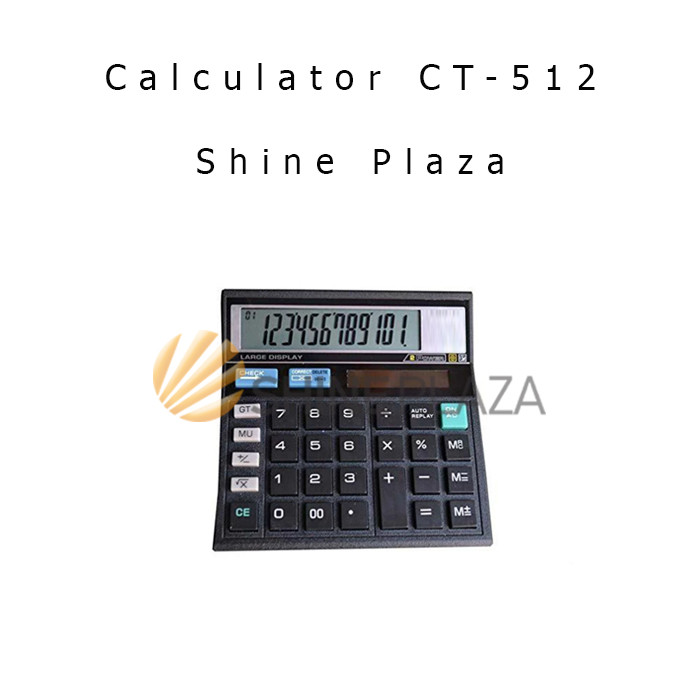 

Calculator Pasar 12 Digit CT-512 - Kalkulator 512