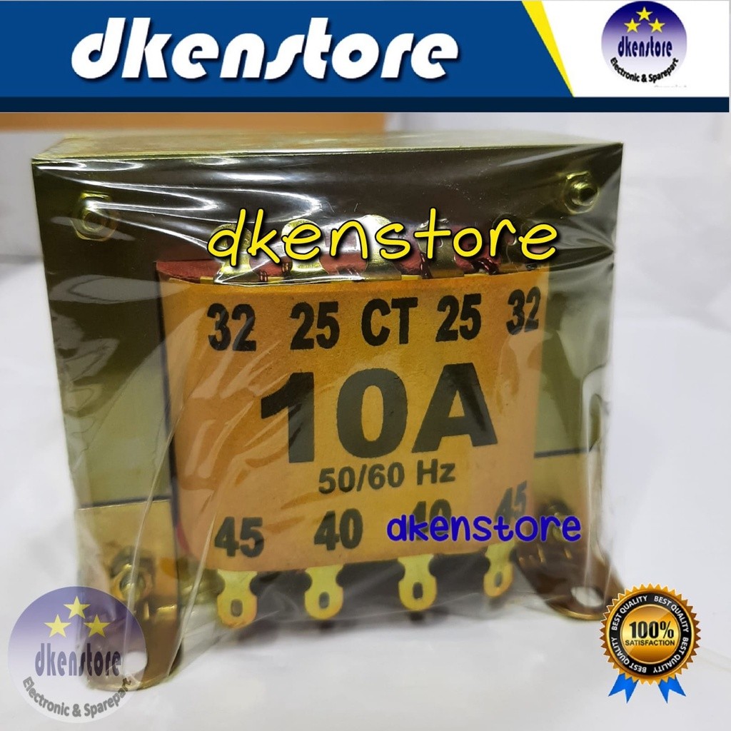 Trafo Realpro 10ACT45 Tembaga murni 10 Ampere CT 45V 10A CT45 volt