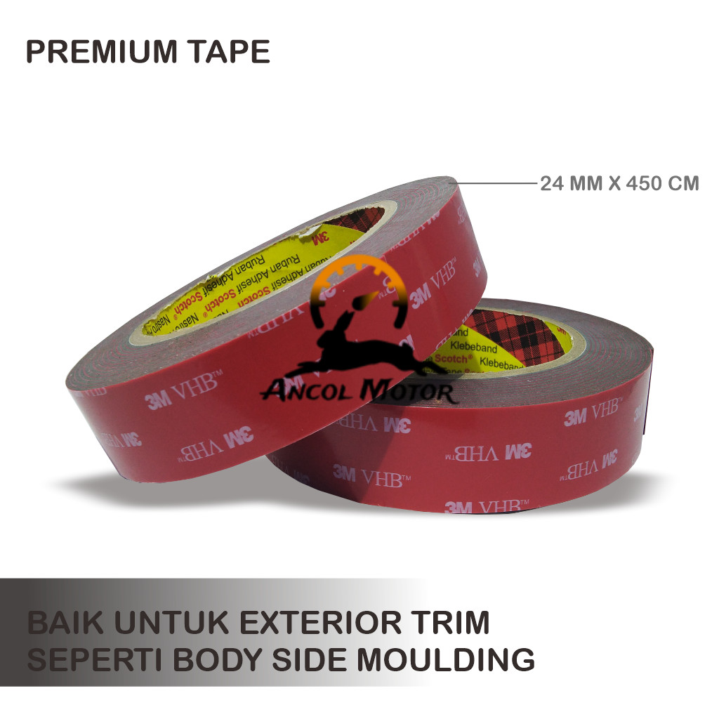 

Double Tape 3M VHB 4900 size 24mm 450cm Lem Dobel Perekat Automotive