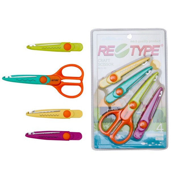 

RE-TYPE Craft Scissors Set isi 4 RCS-4S