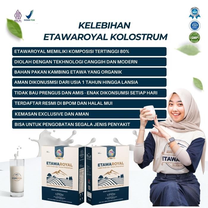 

BARANG TERLARIS ETAWAROYAL Platinum Susu Dairy Milk Untuk Keluhan Nyeri Sendi, Sesak Nafas, Asam