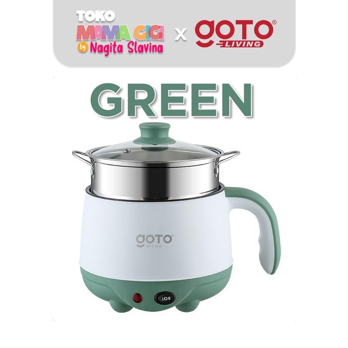 Living X Mama Gigi Micha Panci Listrik Elektrik Mini Fry Pan Hotpot Pemanas Serbaa 1.8 L