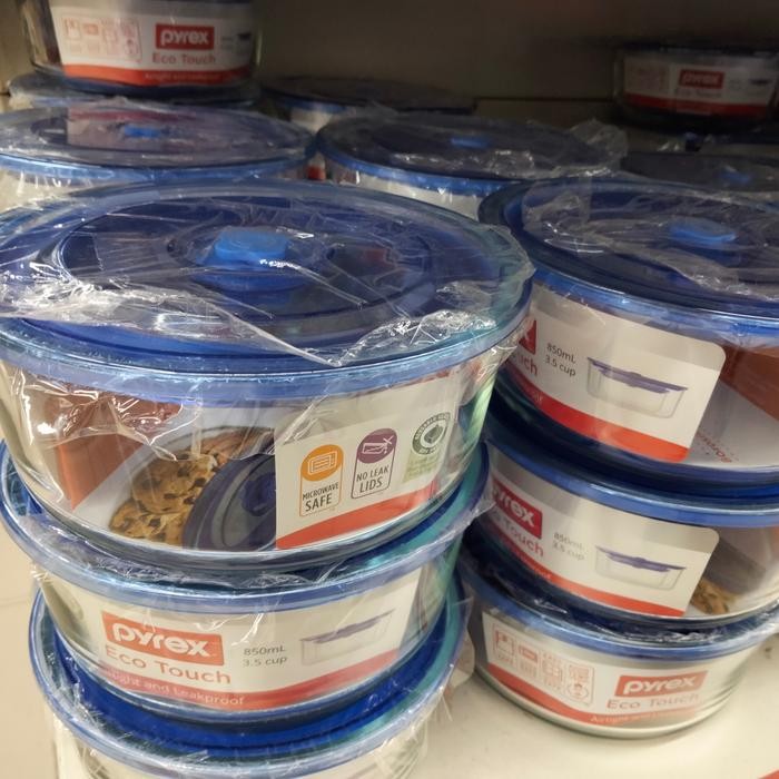 Pyrex Eco Touch 850 Ml Wadah Serba A Oven Microwave #Gratisongkir