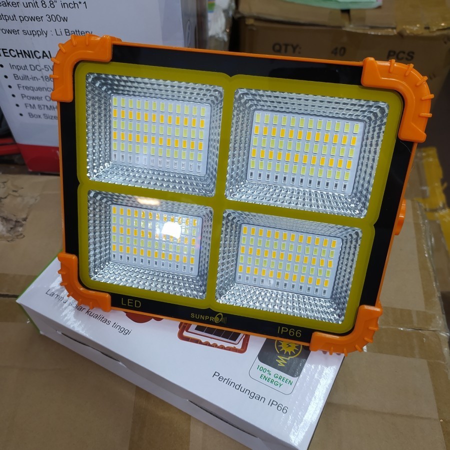 Lampu Sorot Solar Emergency Tenaga Surya Sunpro SL - 108 200w