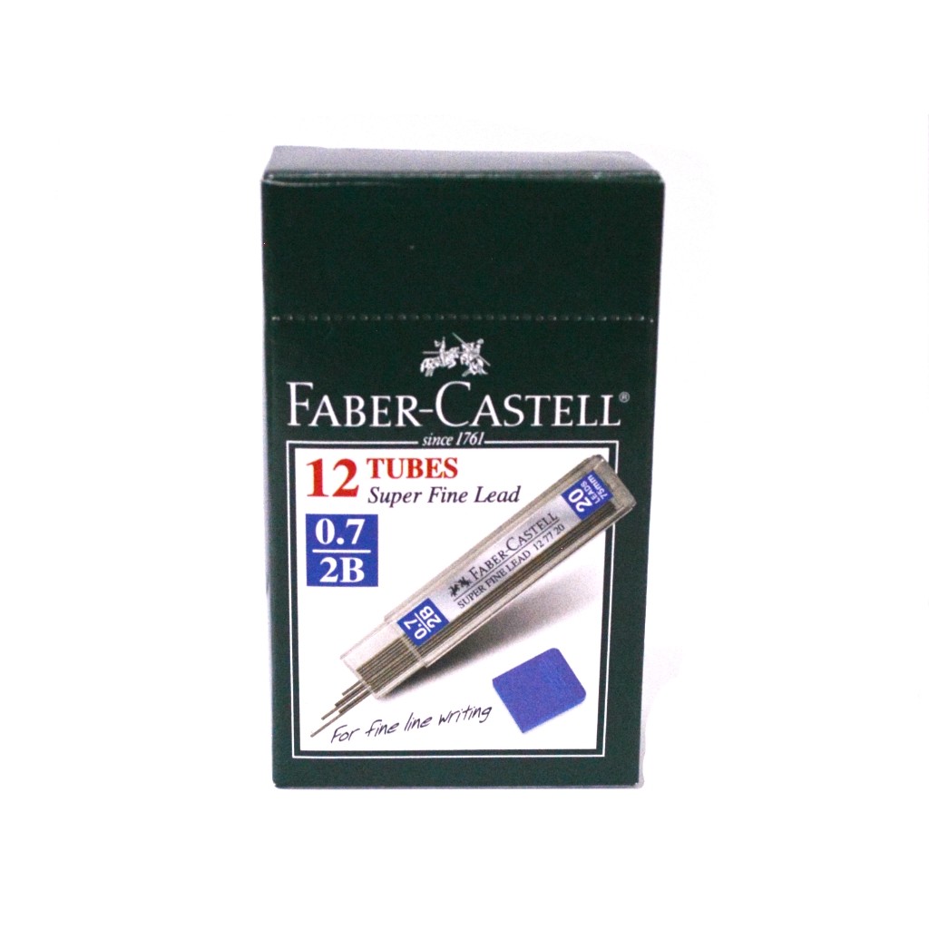 

Refill Isi Pensil Mekanik Faber Castell 2B Lead 0.7 MM Per Box