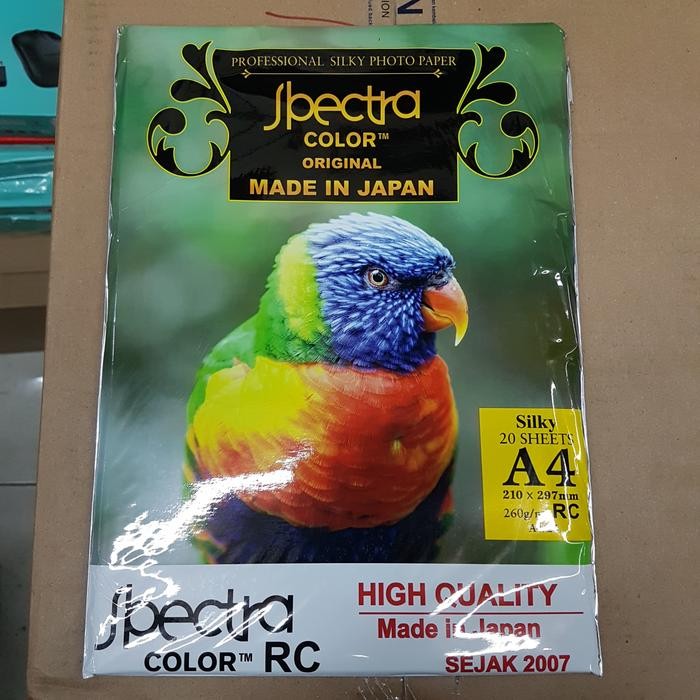 

Kertas Foto Spectra A4 260Gr Rc(Resin Coated)