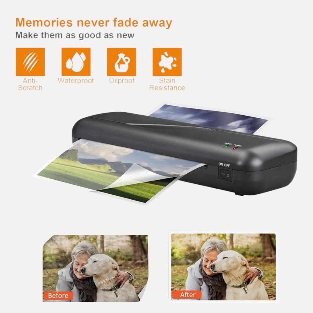 

Mesin Laminating A4 / Laminating F4 / Laminator Machine ID Card OR235P