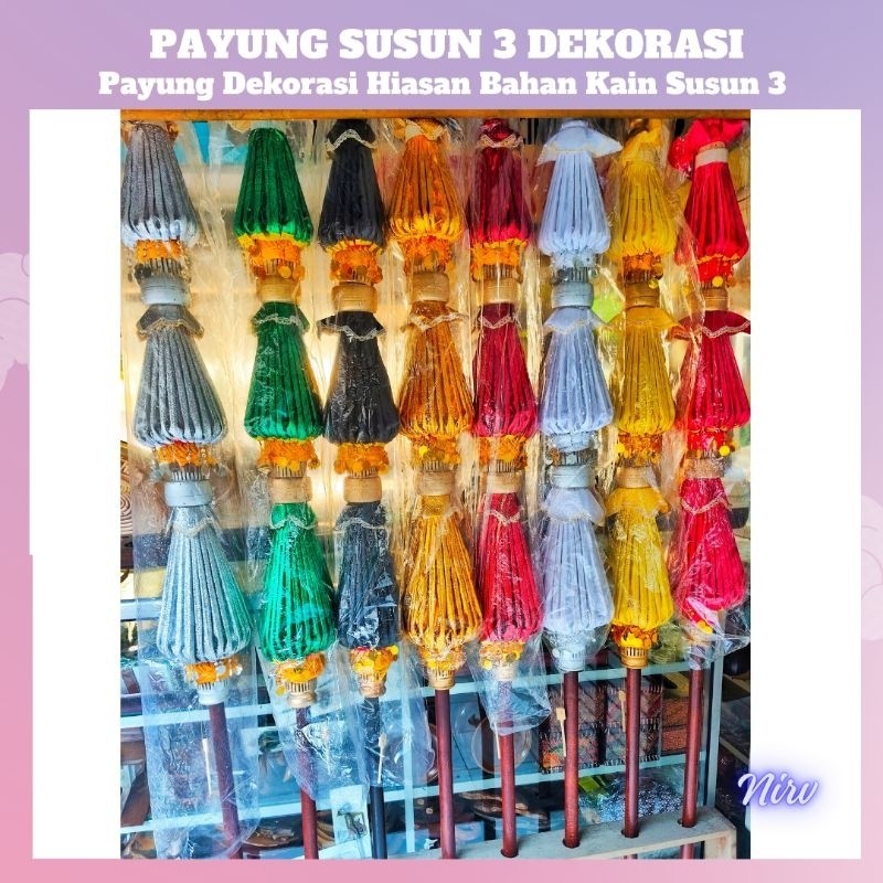 Nds - PAYUNG DEKORASI TERMURAH PAYUNG SUSUN 3/PAYUNG DEKORASI [TERMURAH]