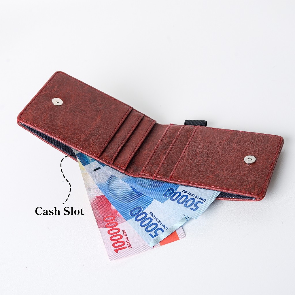 

SL.ID Cario Holder Id Card Wallet - Holder Name Tag dan Dompet Kulit Unisex
